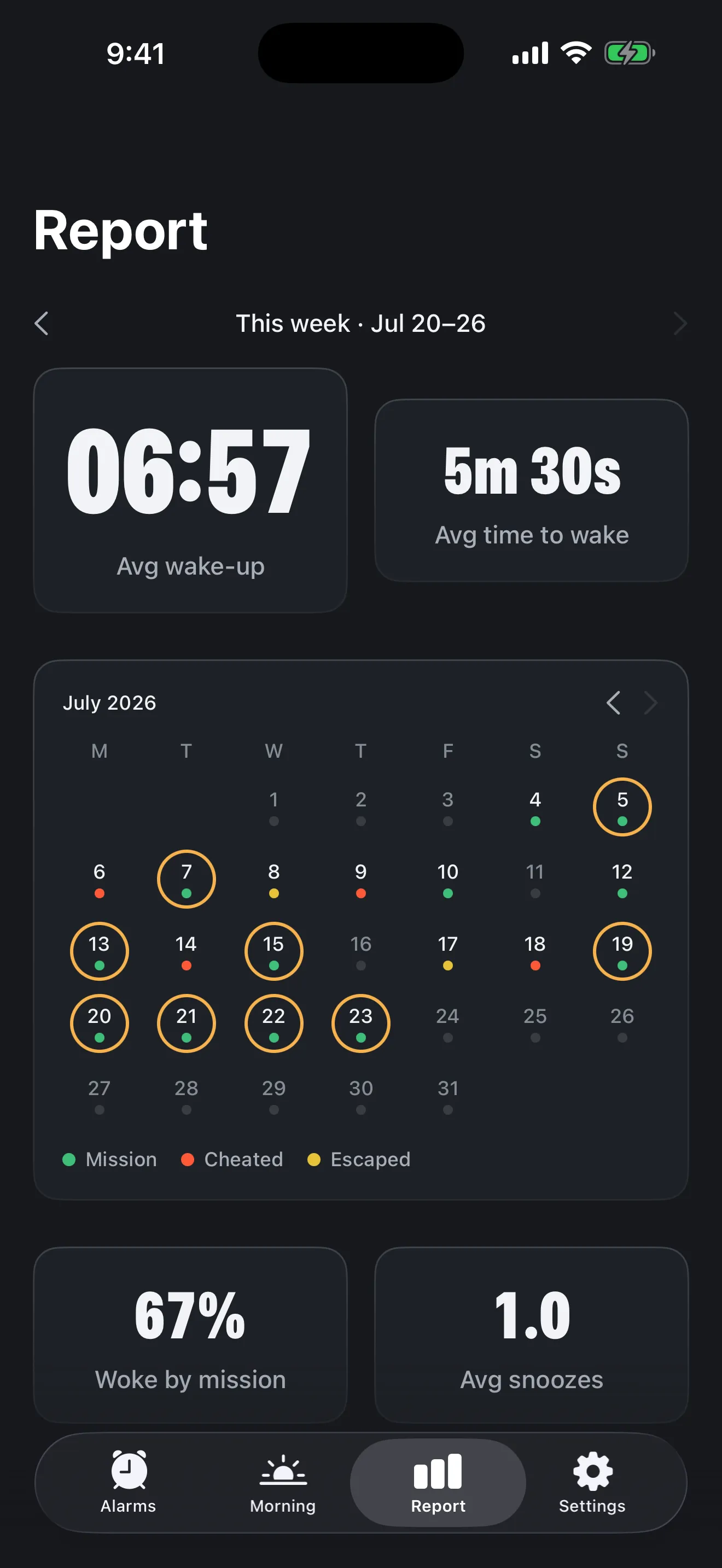 Wakeproof screenshot 5