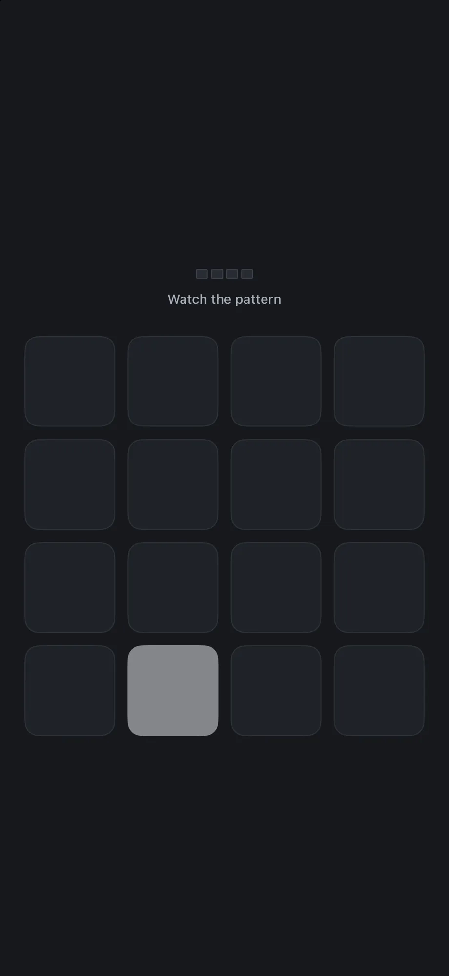 Wakeproof Memory mission screen