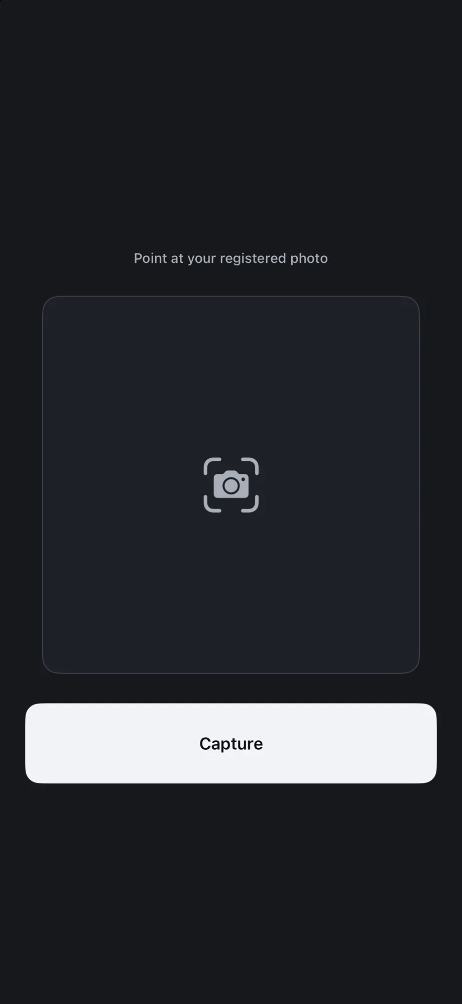 Wakeproof Photo mission screen